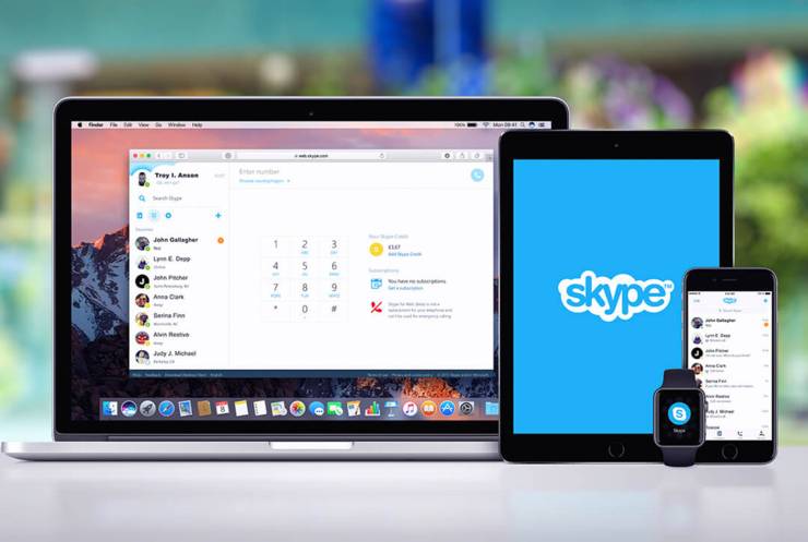 Die Software des Instant-Messenger-Dienstes Skype (Bildtelefonie, Videokonferenzen) wurde von estnischen Entwicklern programmiert.